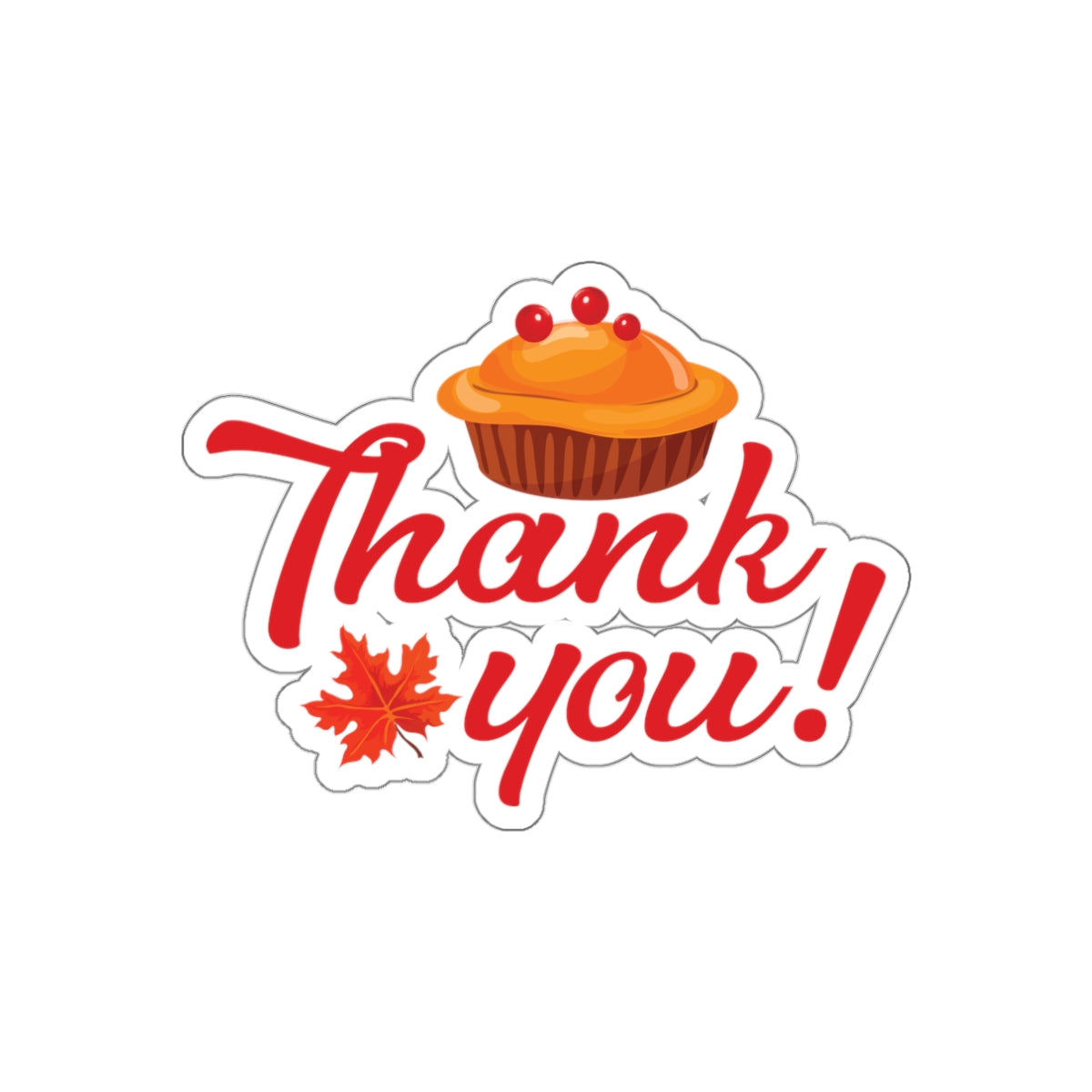 Die-Cut Stickers - Thank you
