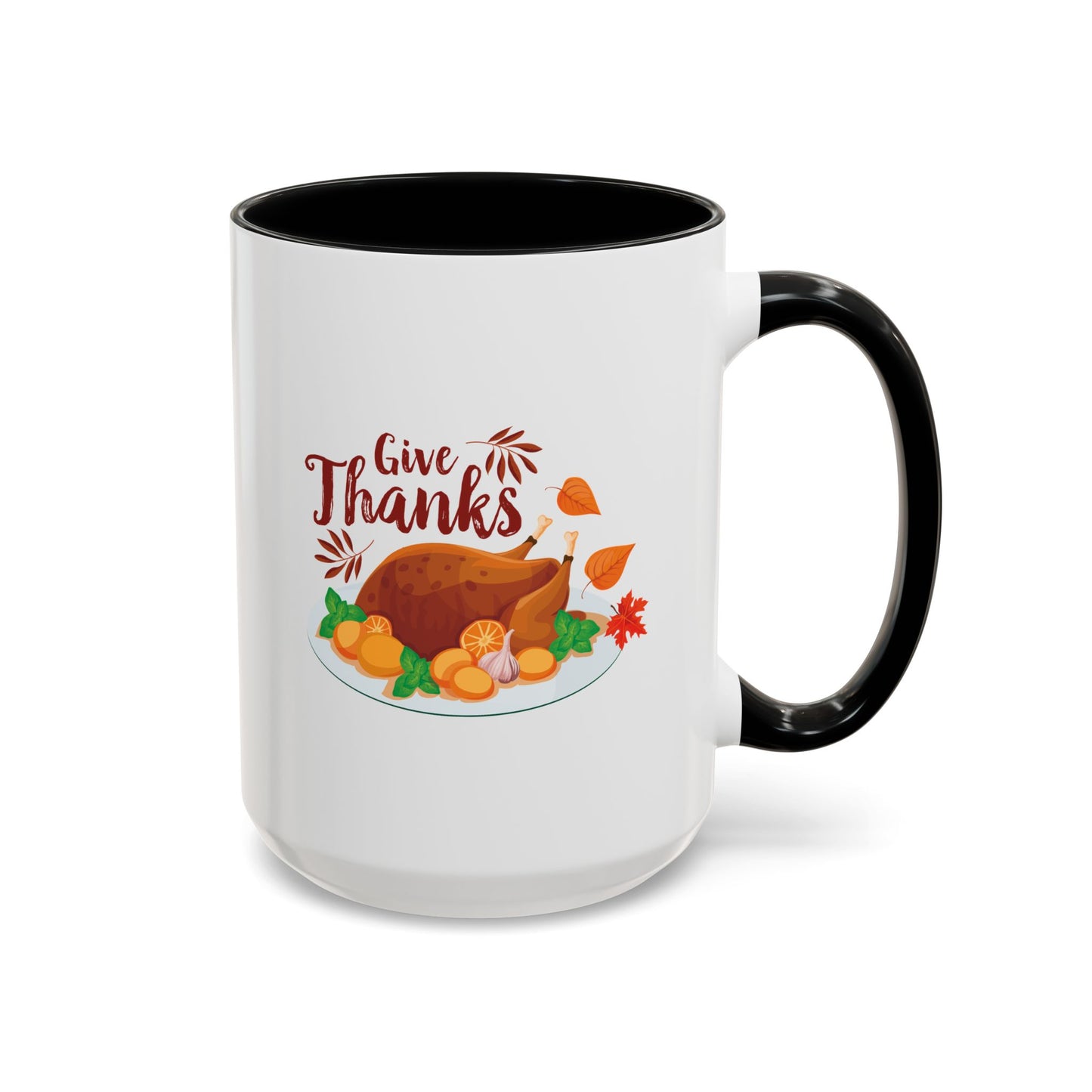 Accent Coffee Mug -Give Thanks