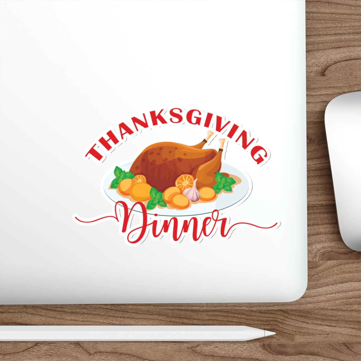 Die-Cut Stickers - Thanksgiving Dinner
