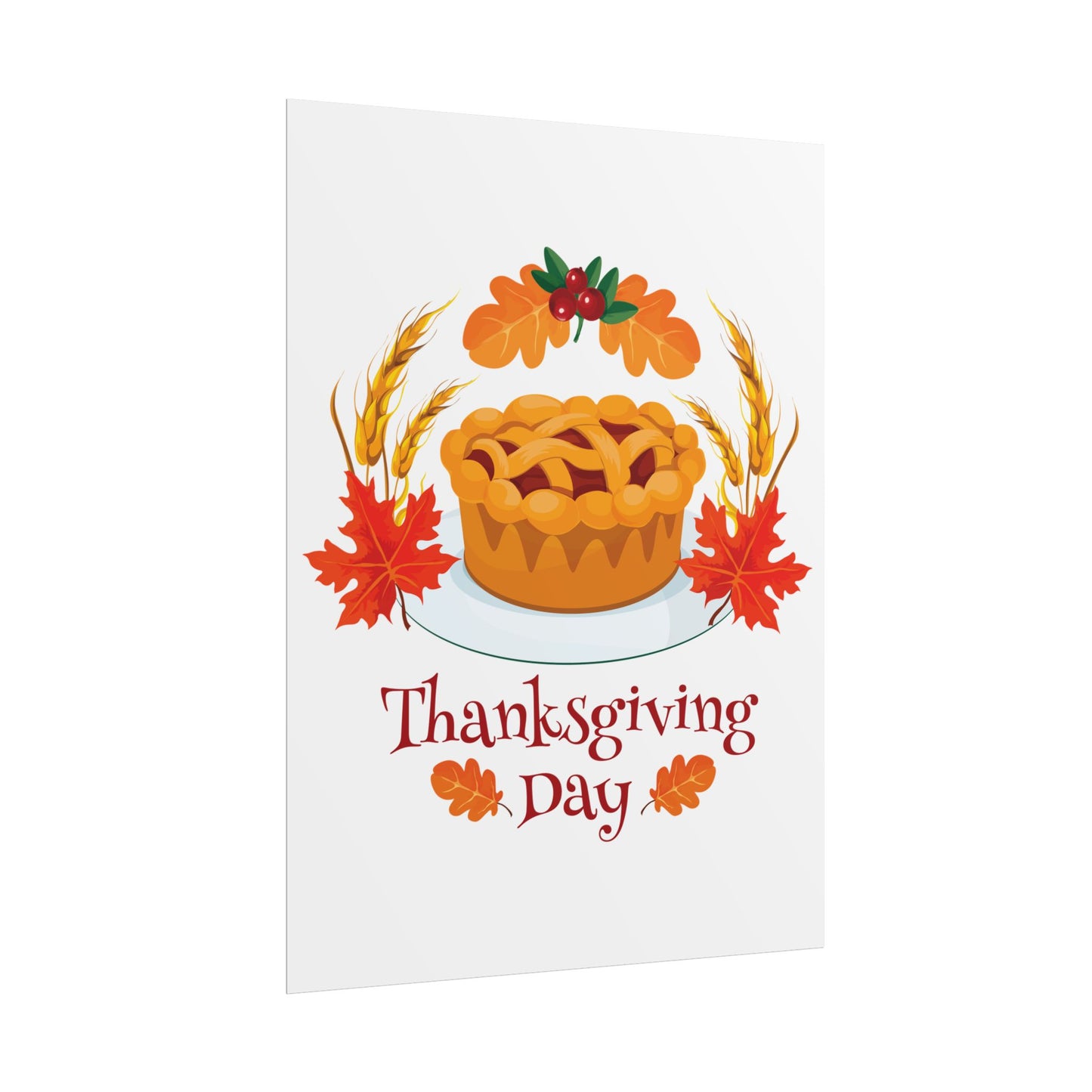 Rolled Poster -Thanksgiving Day