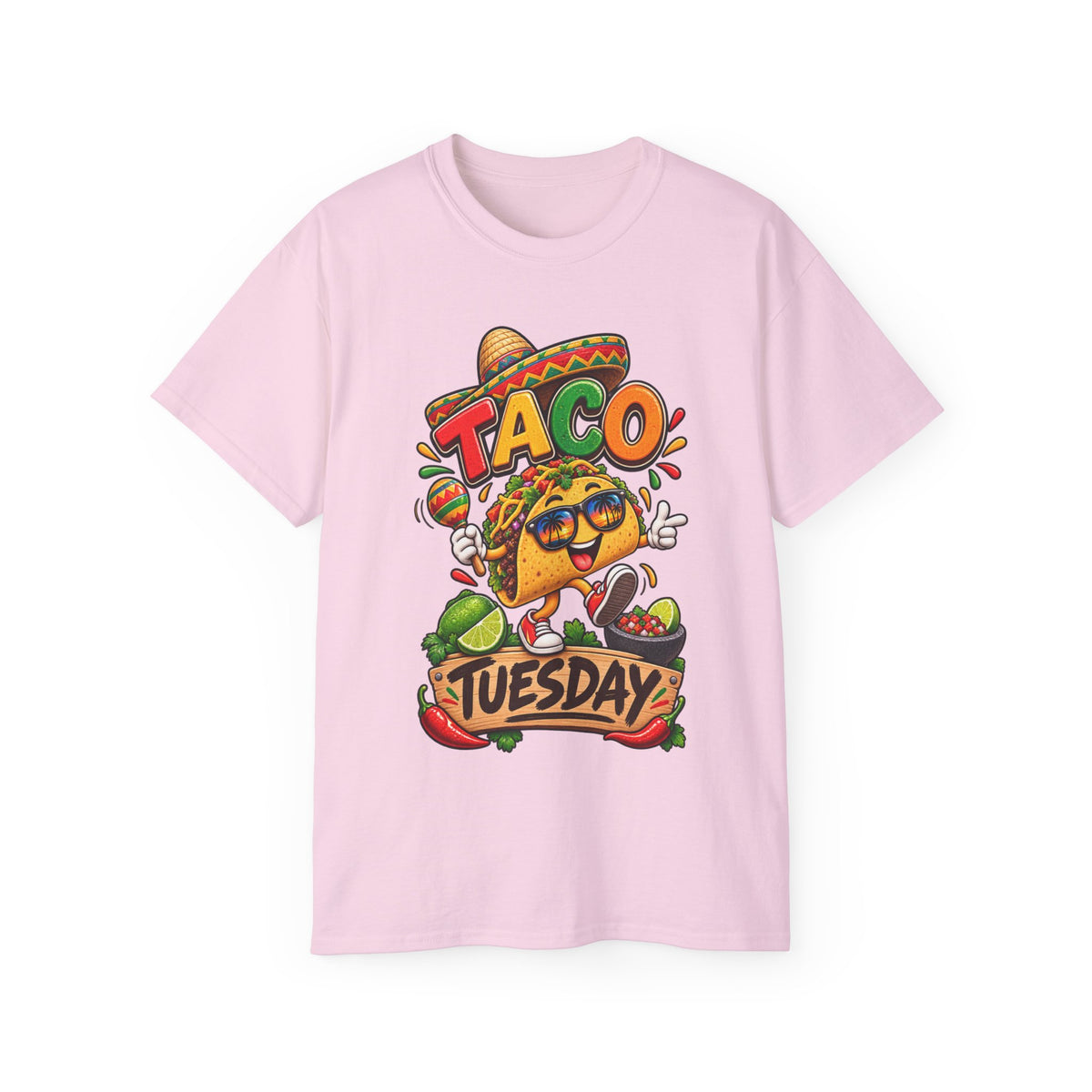 T-Shirt — Festive Taco Tuesday Fiesta