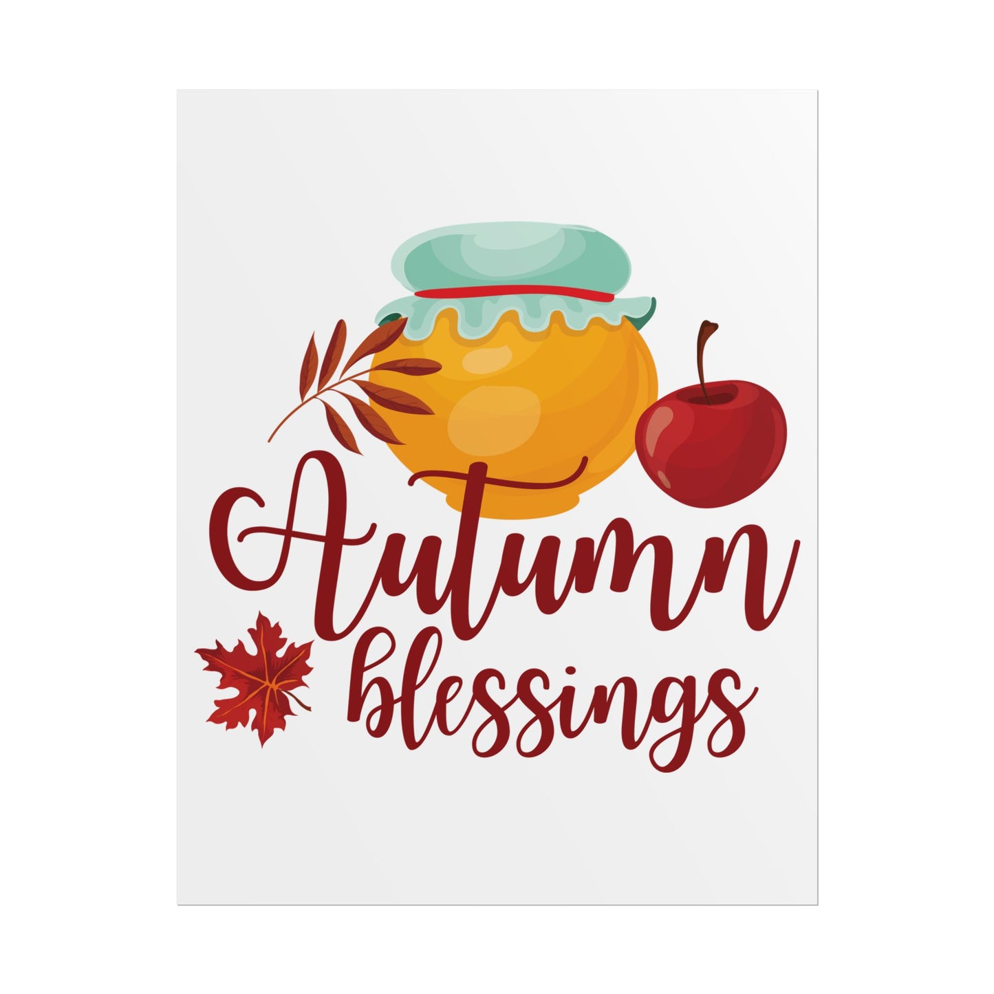 Rolled Poster - Autumn Blessings