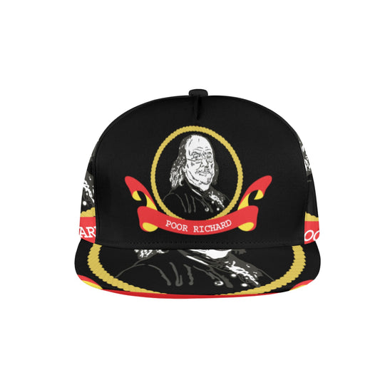 Poor Richard All-Over Snapback Hat